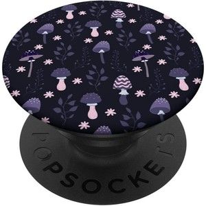 Retro Trendy Mushroom Flower Hippie 60s 70s Aesthetic Decor PopSockets PopGrip